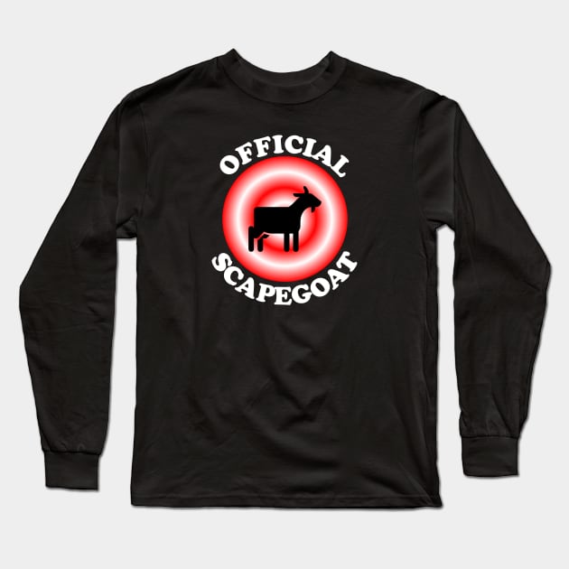 Official Scapegoat Long Sleeve T-Shirt by yayor